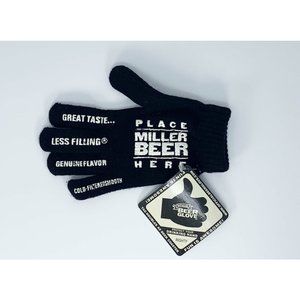 Vintage Miller Beer Glove Koozie Right Handed